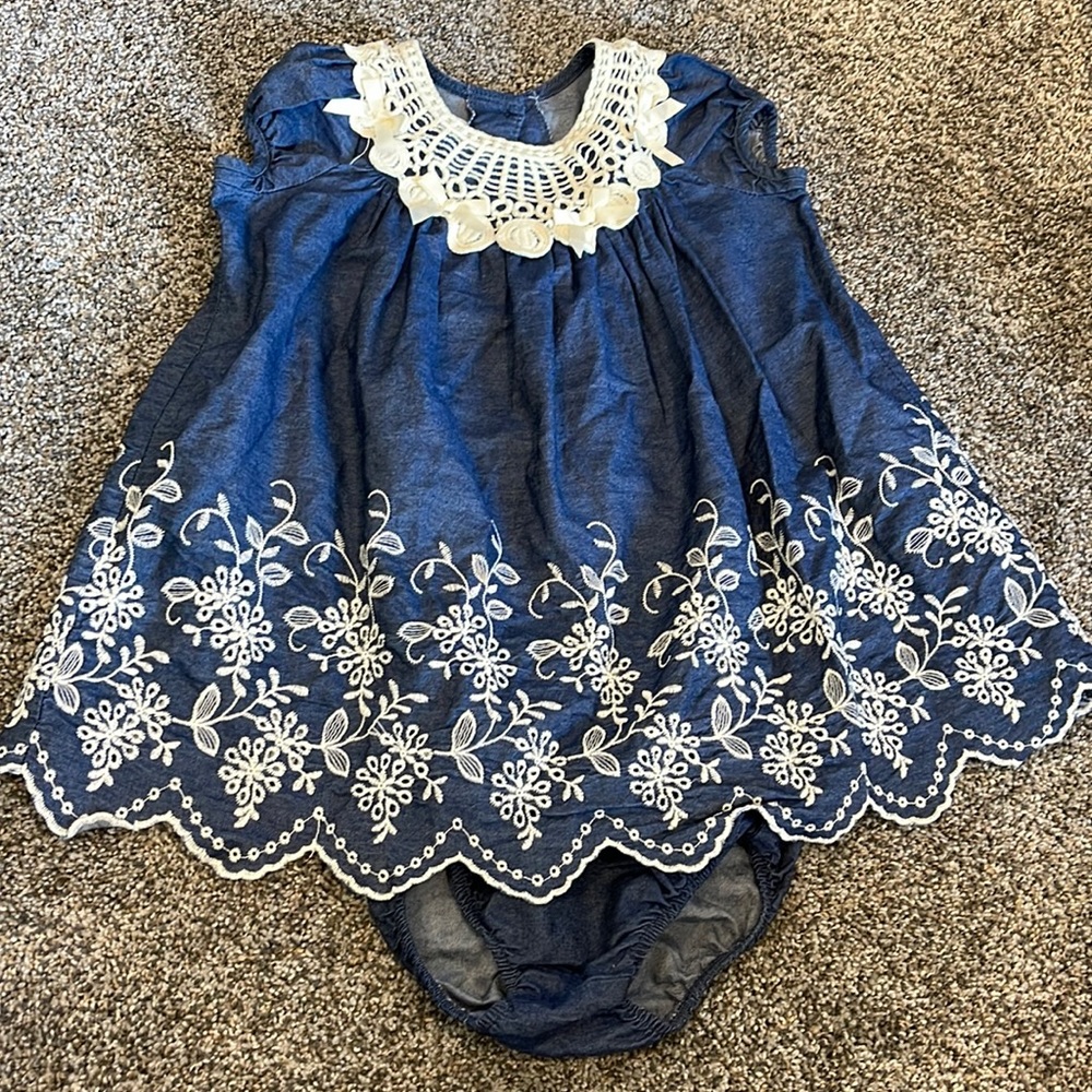 Iris and Ivy 24 month soft denim dress